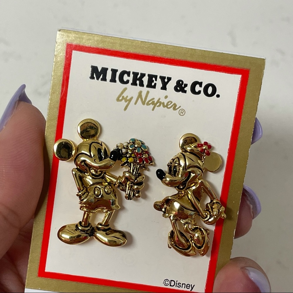 Mickey & Co. by Napier Mickey and Minnie pin set